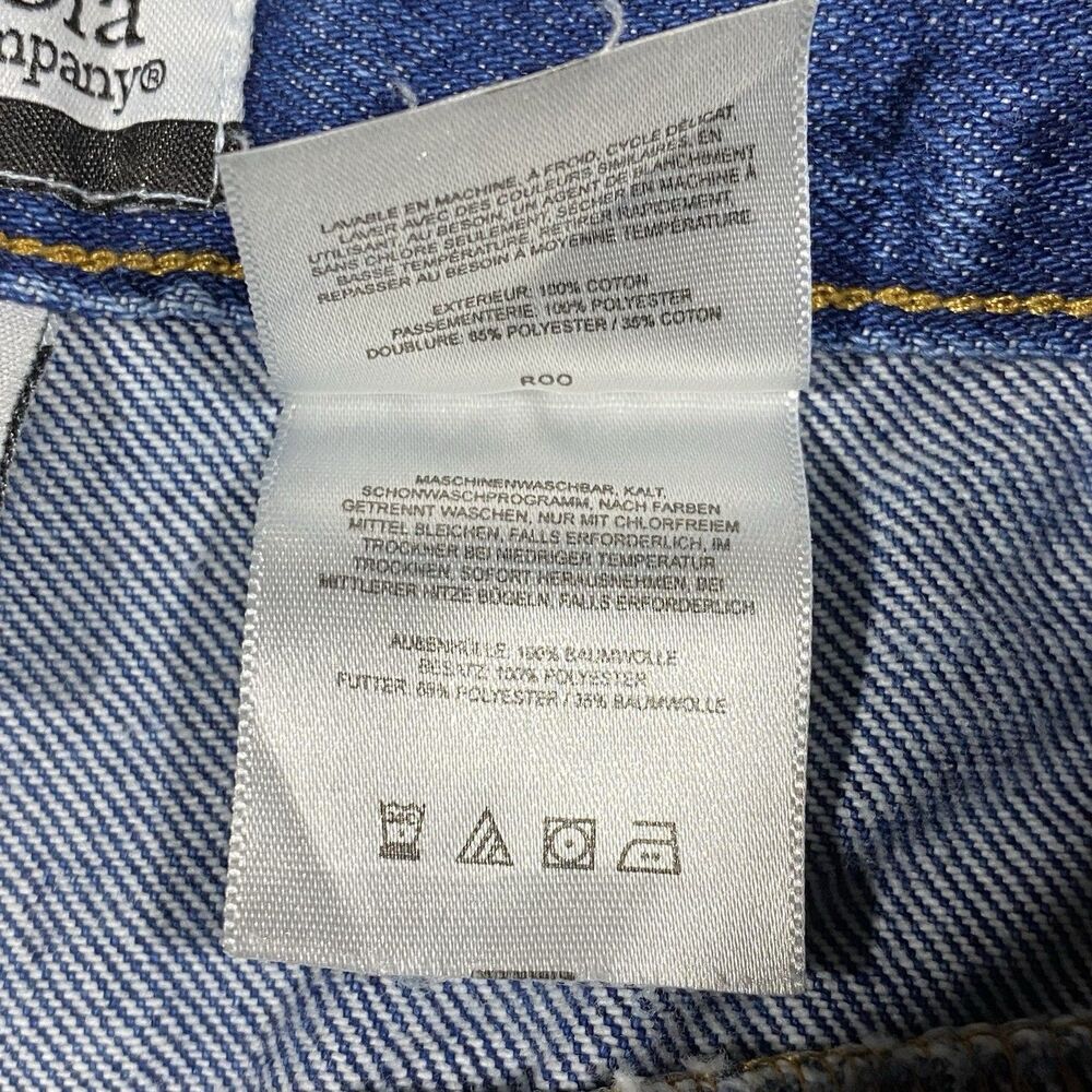 Columbia Two Tone Denim Canvas Work Pants Brown Blue 36x33 (Tag 38x34) - Picture 5 of 9